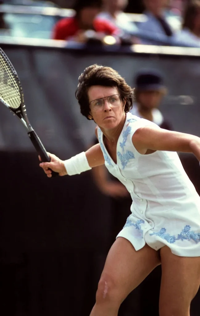 Billie Jean King impulsó la igualdad en el deporte femenino tras ganar la histórica Batalla de los Sexos en el tenis